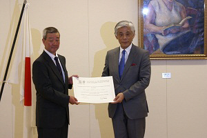 柿木会長と近藤長官