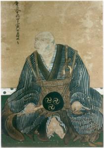 紙本著色結城晴朝肖像画