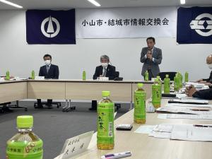 市長の1日_20230519_結城市・小山市情報交換会