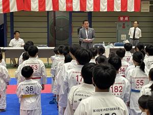 市長の1日_20230811_青少年空手道結城大会