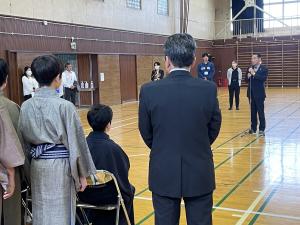 市長の1日_20231004_紬のふるさと体験授業視察