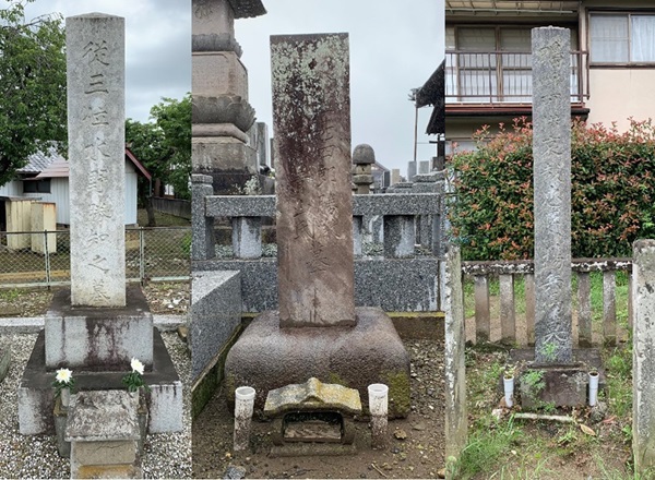 水野勝知・水野甚四郎・小場兵馬の墓