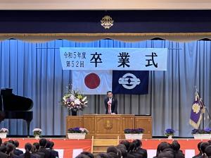 市長の1日_20240311_結城南中学校卒業式