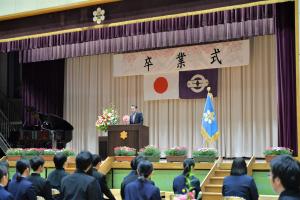 市長の1日_20250311_結城東中学校卒業式