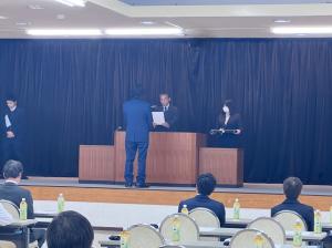 市長の1日_20250326_農業経営改善計画認定交付式令和7結城市認定農業者連絡協議会総会及び役員懇親会
