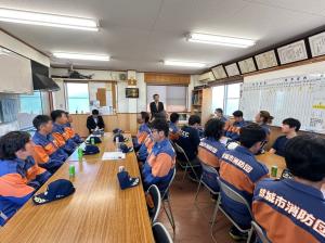 市長の1日_20250511_消防･防災意見交換(9分団)