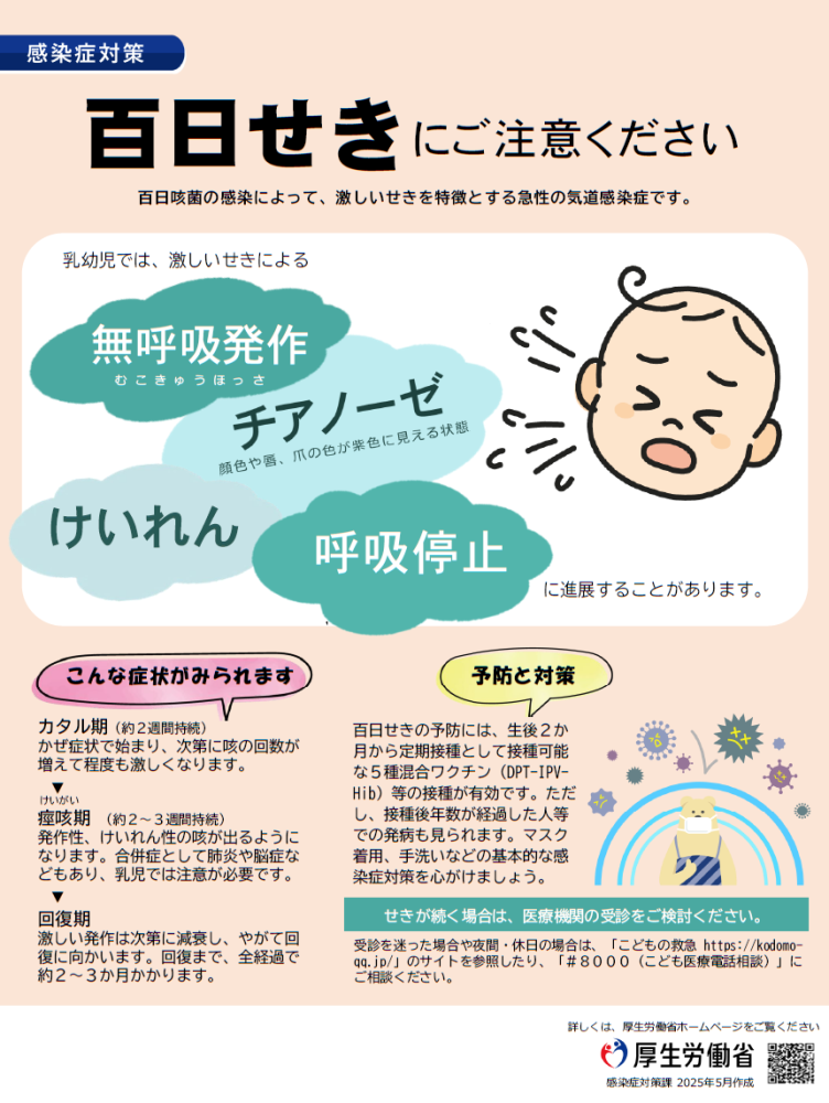 スクリーンショット 百日咳
