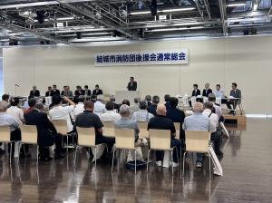 市長の1日_20250607_消防団後援会総会・懇親会
