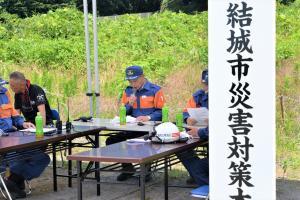 市長の1日_20250629_土砂災害防御訓練