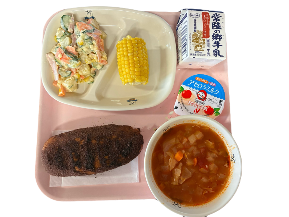 完成した給食