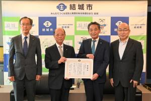 市長の1日_20250702_感謝状贈呈式（中山株式会社様）