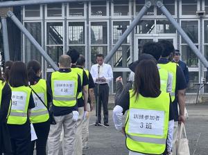 市長の1日_20250704_令和7年度避難所用資機材取扱訓練