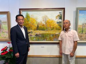 市長の1日_20250707_蔵美館展示作家との顔合せ（野村透様）