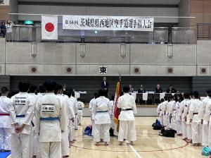 市長の1日_20250721_県西地区空手道選手権大会