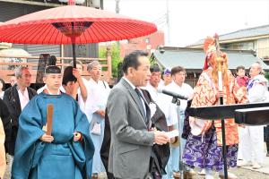 市長の1日_20250713_結城夏祭り大祭式