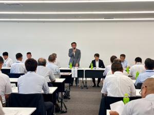 市長の1日_20250808_消防ポンプ操法競技大会県西地区大会打ち合わせ会議.