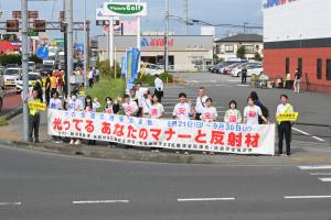 市長の1日_20250915_小山市・結城市合同街頭啓発活動