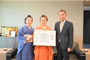 市長の1日_20251112_茨城県表彰受賞報告