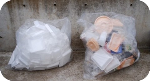 実際の集積所の状況　プラ