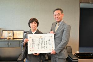 市長の1日_20260202_統計功労者表彰伝達式