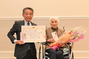 市長の1日_20260317_100歳祝