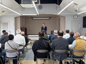 市長の1日_20260417_山川自治協力員会合同総会