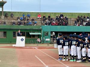 市長の1日_20260425_結城・城西杯近隣学童野球大会開会式