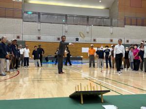 市長の1日_20260618_老人クラブ連合会輪投げ大会