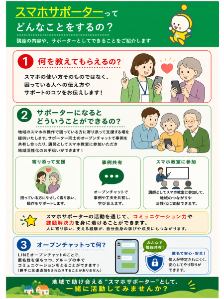 スマホサポーター養成講座チラシ2