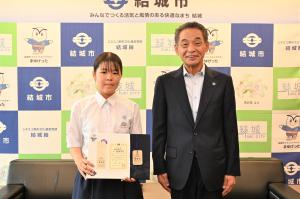 市長の1日_20260717_入賞・受賞報告会(読書市長賞授与)
