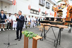 市長の1日_20260719_夏祭り御仮殿発御祭