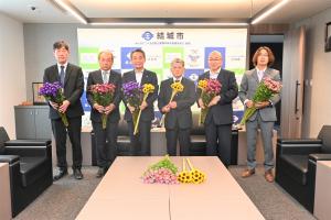 市長の1日_20260724_JA北つくば花き部会表敬訪問